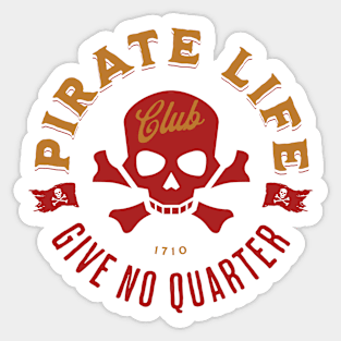 Pirate Life Club Sticker